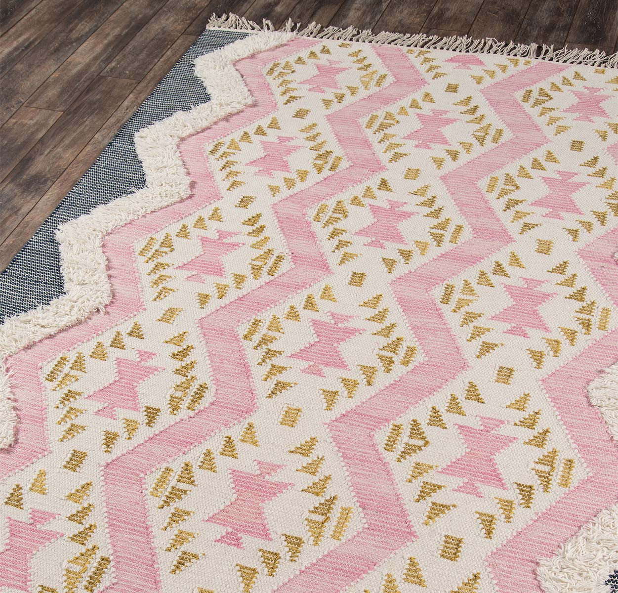 Nomad Boho Pink Rug - 5 x 7