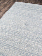 Desert Mirage Blue Rug - 5 x 8