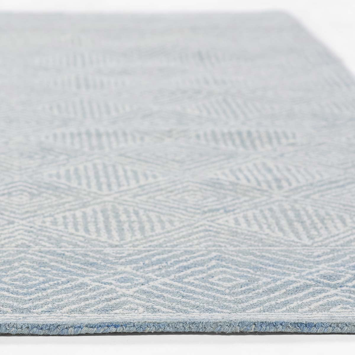 Prairie Palette Geometric Blue Rug Collection