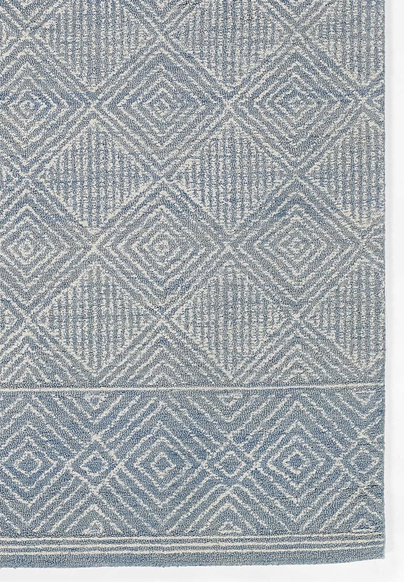 Prairie Palette Geometric Blue Rug Collection