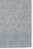 Prairie Palette Geometric Blue Rug - 2 x 8