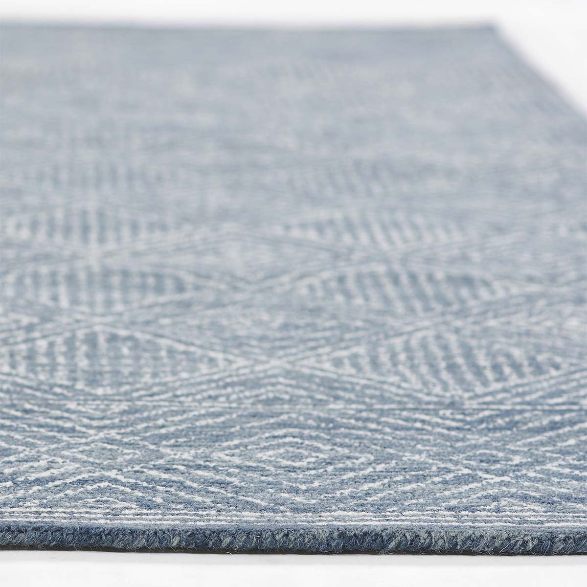 Prairie Palette Geometric Denim Rug Collection