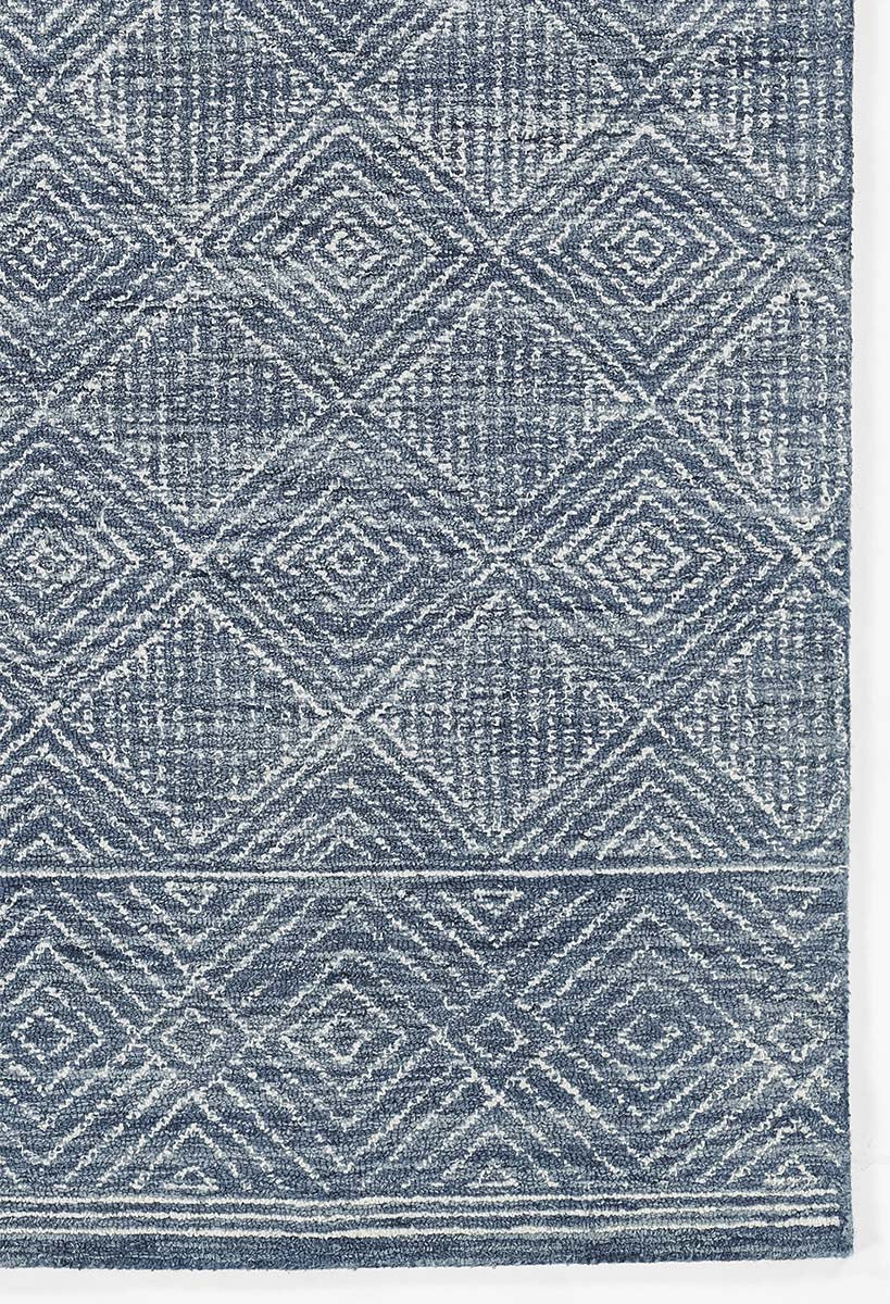 Prairie Palette Geometric Denim Rug Collection
