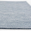 Prairie Palette Geometric Denim Rug - 2 x 8