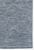 Prairie Palette Geometric Denim Rug - 9 x 12