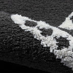 Triple Diamond Black Rug - 2 x 8