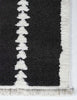 Triple Diamond Black Rug - 8 x 10