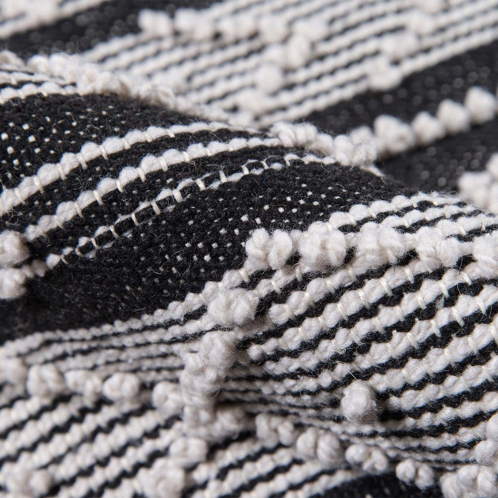 Terra Trail Black Indoor/Outdoor Rug - 2 x 3