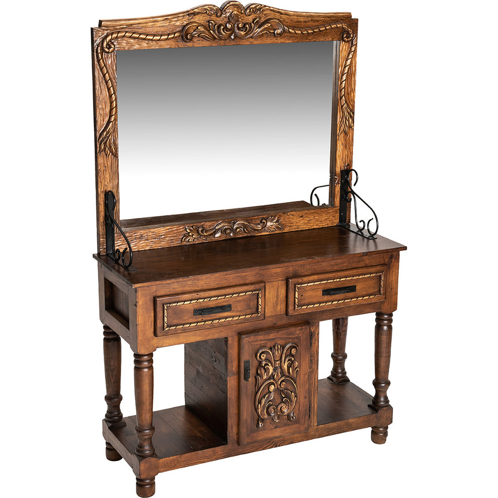 Laramie Mirrored Console Table