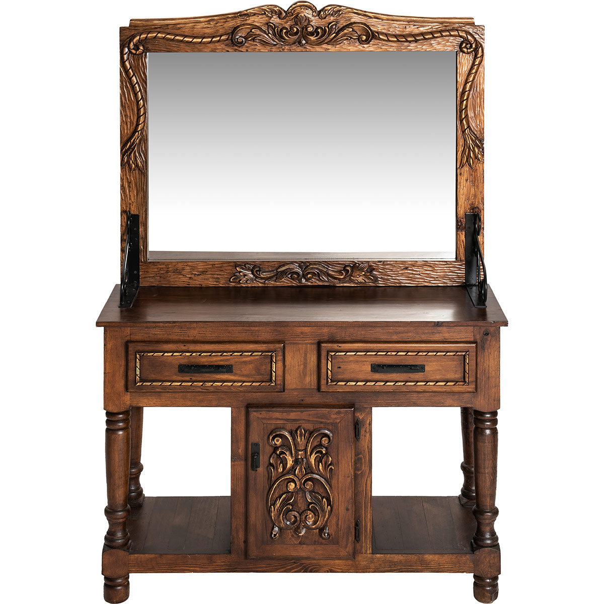 Laramie Mirrored Console Table