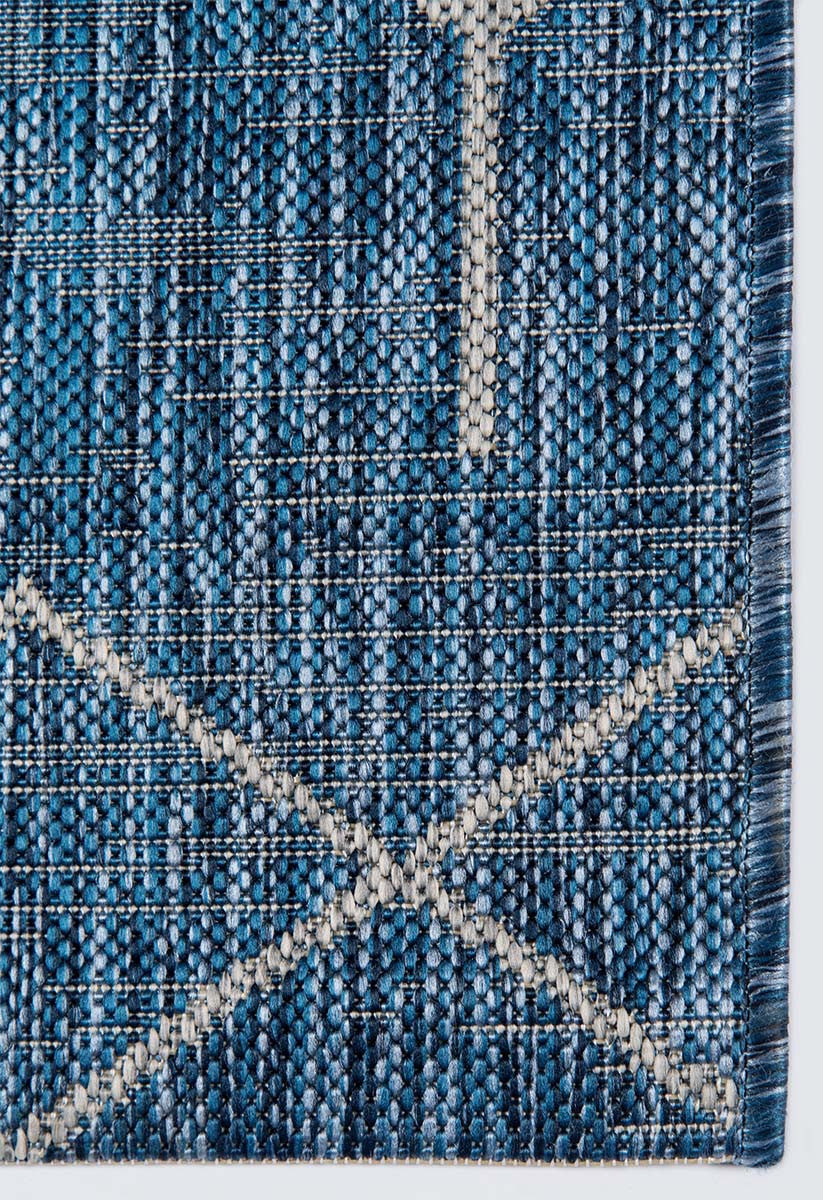 Blue Mexican Indoor/Outdoor Rug Collection