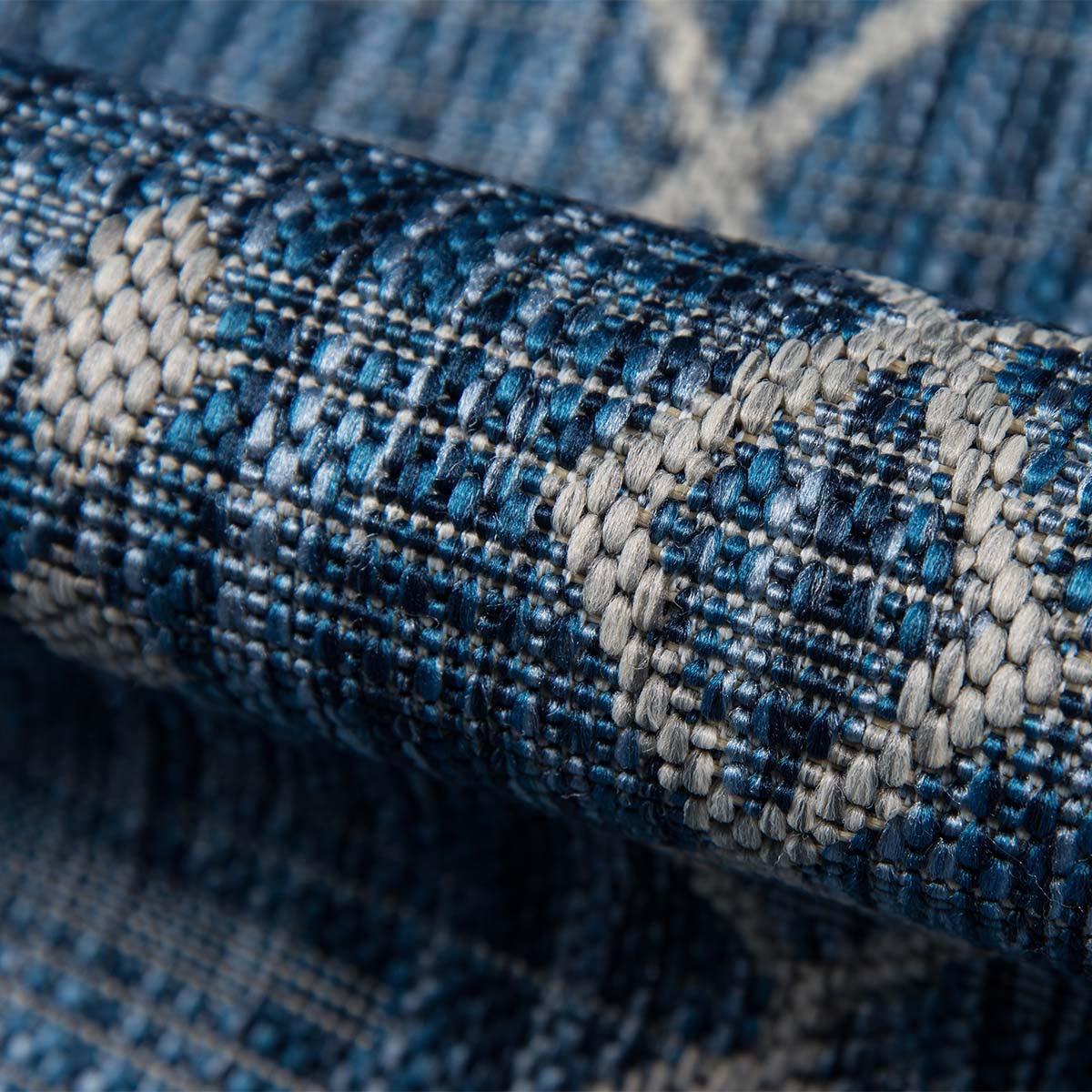 Blue Mexican Indoor/Outdoor Rug Collection