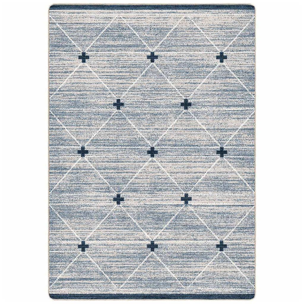 Crosspoint Blue Rug - 5 x 8