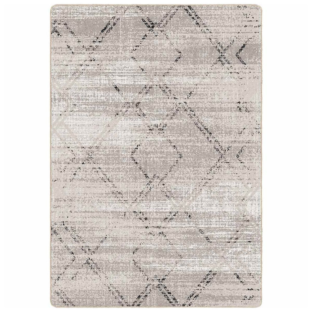 Bisbee Diamonds Gray Rug - 8 x 11