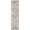 Bisbee Diamonds Gray Rug - 2 x 8