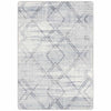 Bisbee Diamonds Blue Rug - 8 x 11