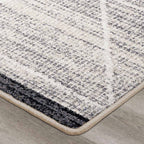 Crosspoint Gray Rug - 8 x 11