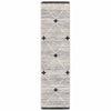 Crosspoint Gray Rug - 2 x 8