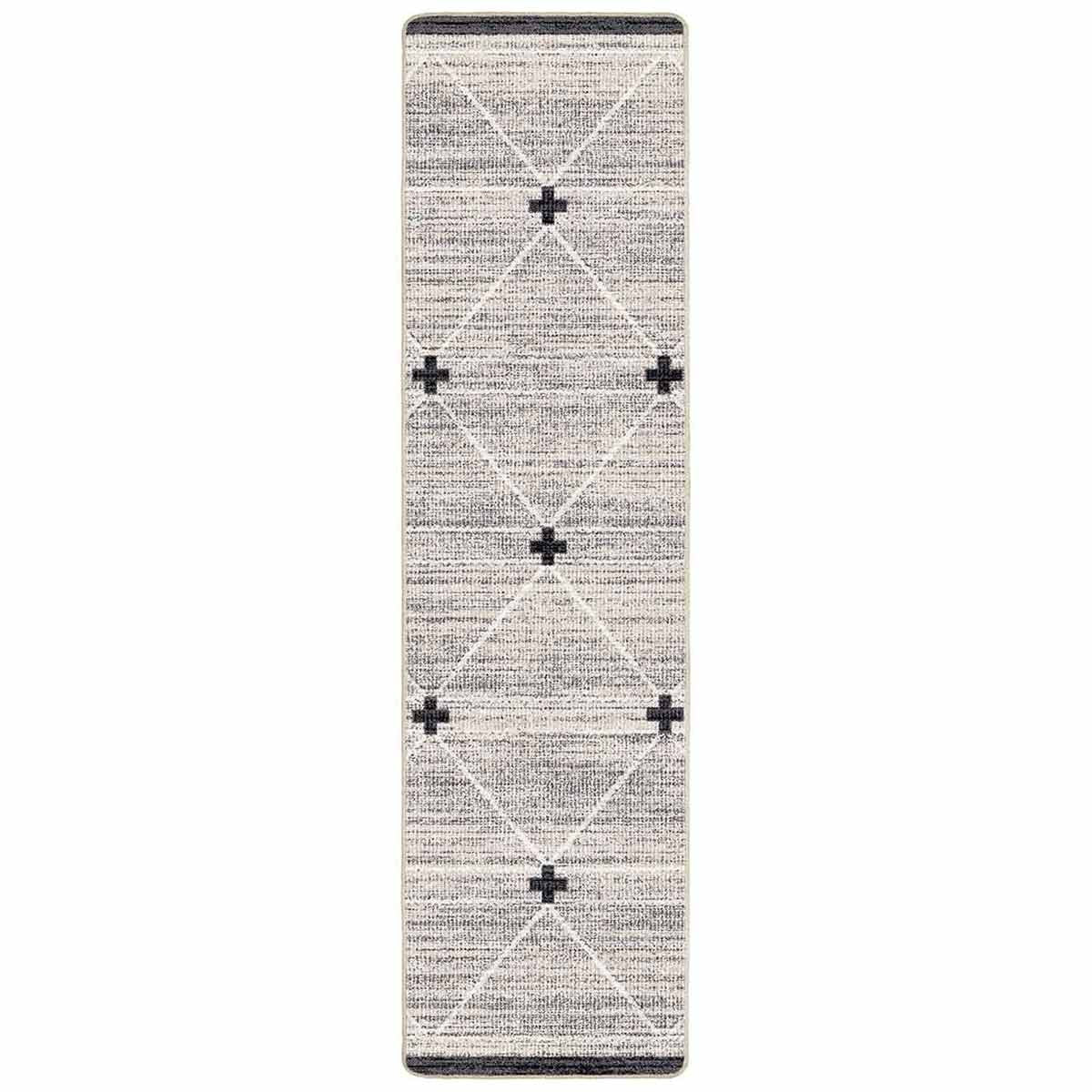 Crosspoint Gray Rug - 2 x 8