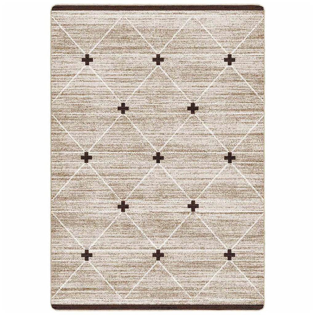 Crosspoint Brown Rug - 4 x 5
