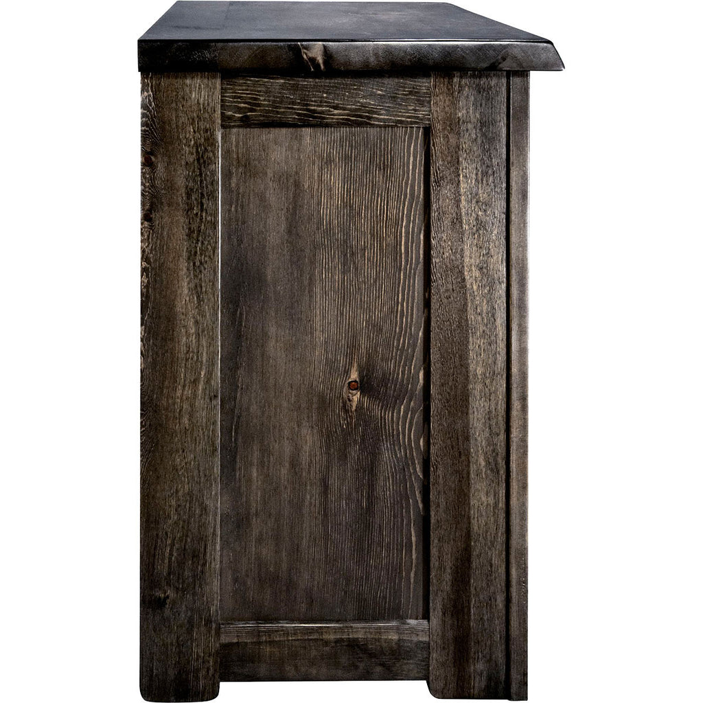 Lima Live Edge 3 Drawer Chest - Jacobean Stain