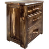 Lima Live Edge 3 Drawer Chest - Provincial Stain