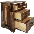 Lima Live Edge 3 Drawer Chest - Provincial Stain