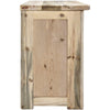 Lima Sawn 3 Drawer Chest with Iron - Clear Lacquer