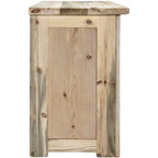 Lima Sawn 3 Drawer Chest with Iron - Clear Lacquer