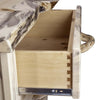 Lima Live Edge 4 Drawer Chest - Clear Lacquer
