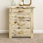 Lima Live Edge 4 Drawer Chest - Clear Lacquer