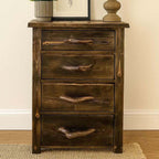 Lima Live Edge 4 Drawer Chest - Provincial Stain