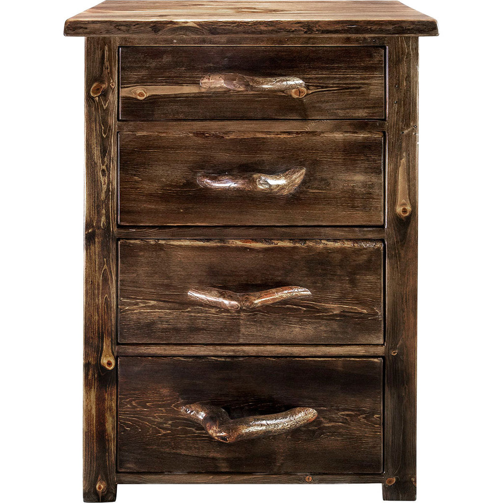 Lima Live Edge 4 Drawer Chest - Provincial Stain