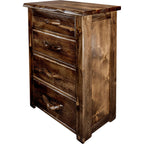 Lima Live Edge 4 Drawer Chest - Provincial Stain