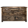 Lima Live Edge 7 Drawer Dresser - Provincial Stain