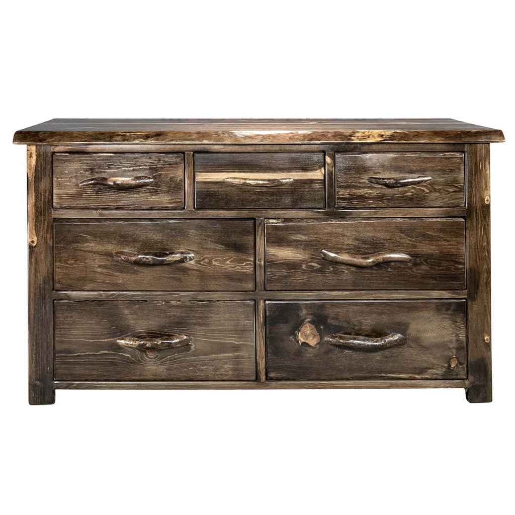 Lima Live Edge 7 Drawer Dresser - Provincial Stain