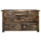 Lima Live Edge 7 Drawer Dresser - Provincial Stain