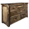 Lima Live Edge 7 Drawer Dresser - Provincial Stain