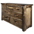 Lima Live Edge 7 Drawer Dresser - Provincial Stain
