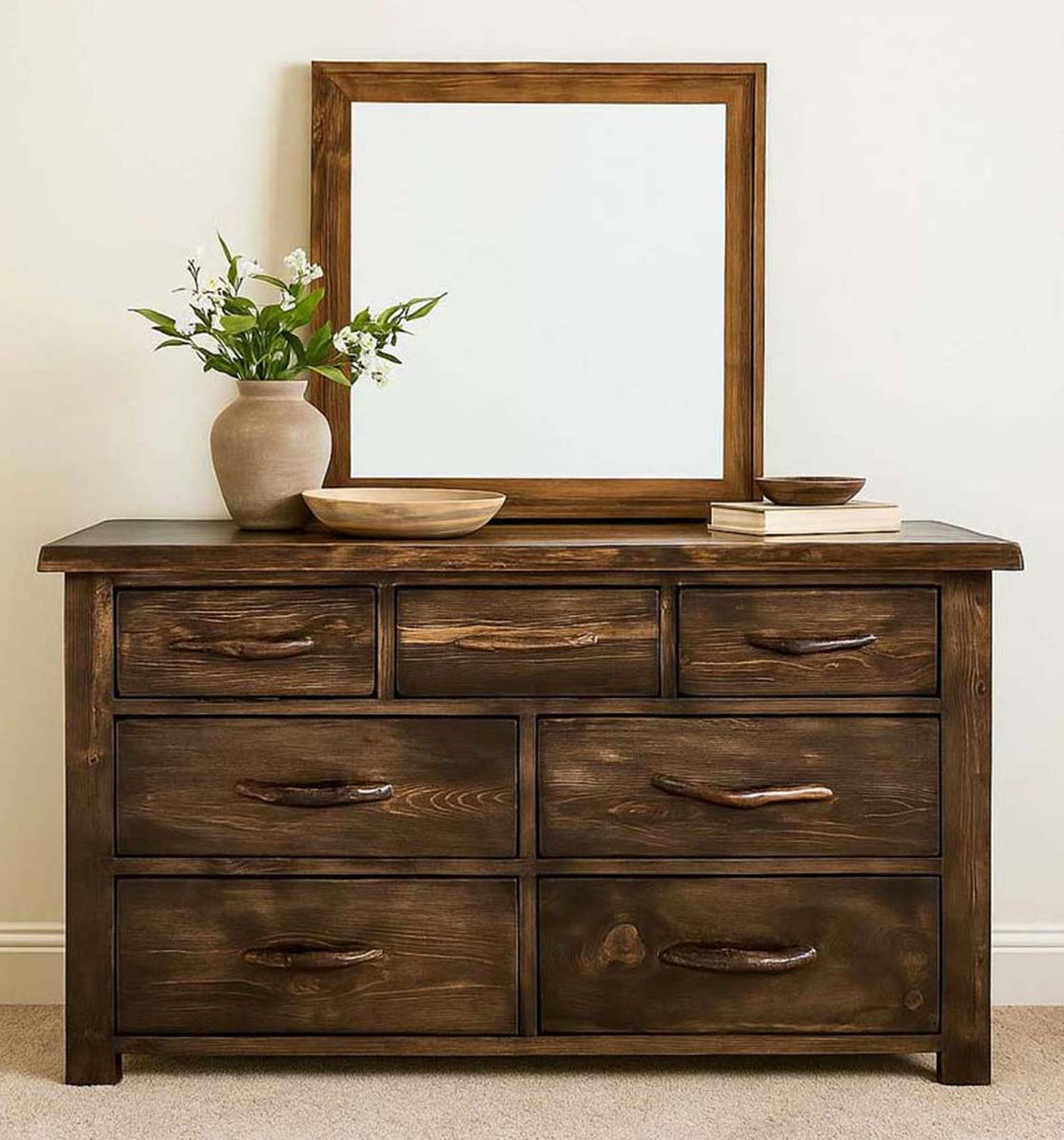 Lima Live Edge 7 Drawer Dresser - Provincial Stain