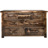 Lima Live Edge 7 Drawer Dresser - Provincial Stain