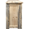 Lima Sawn 7 Drawer Dresser with Iron & Clear Lacquer