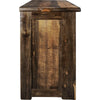Lima Sawn 7 Drawer Dresser with Iron & Provincial Stain