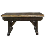 Lima Live Edge 6 Foot Wooden Bench - Provincial Stain