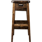 Lima 24 Inch Backless Barstool - Provincial Stain