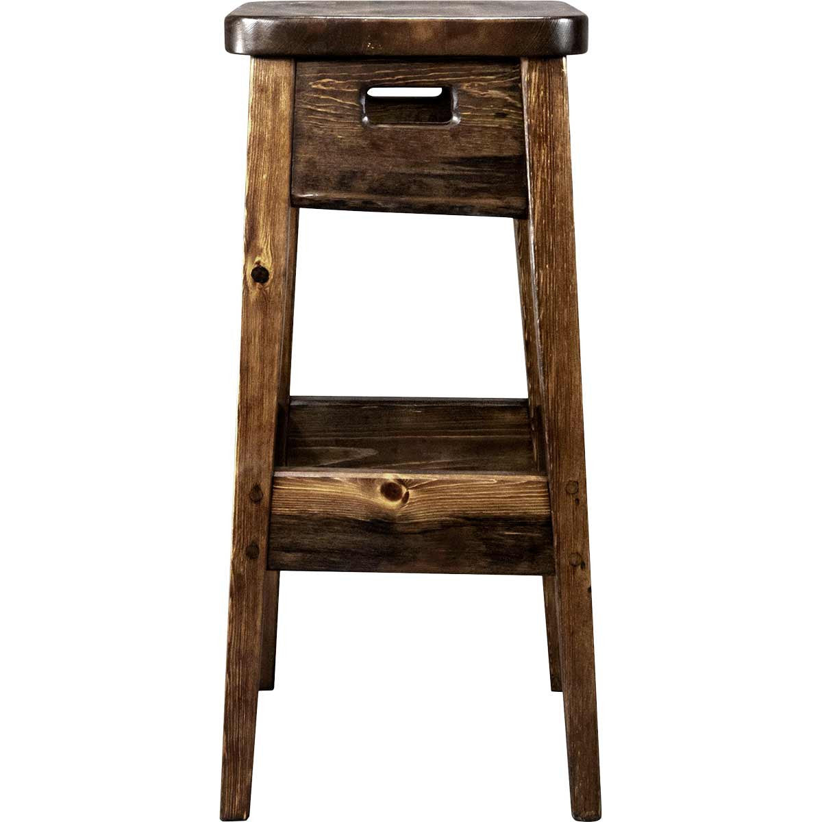Lima 24 Inch Backless Barstool - Provincial Stain