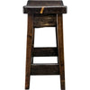 Lima Counter Height Saddle Barstool - Jacobean Stain