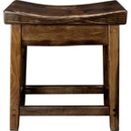 Lima 30 Inch Saddle Barstool - Provincial Stain