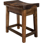Lima 30 Inch Saddle Barstool - Provincial Stain