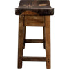 Lima 30 Inch Saddle Barstool - Provincial Stain